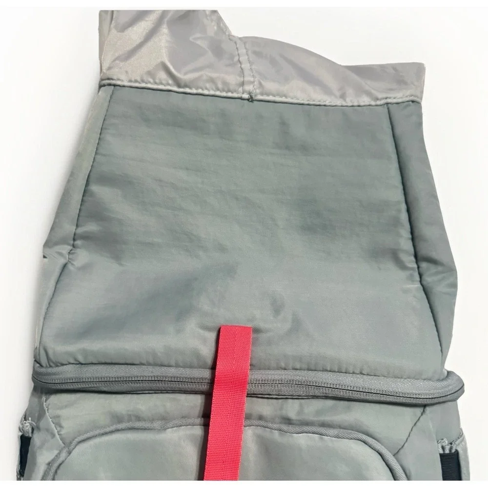 Coleman Grey Collapsible Insulated Backpack Cooler Bag Lunch Travel NWOT - Picture 4 of 5